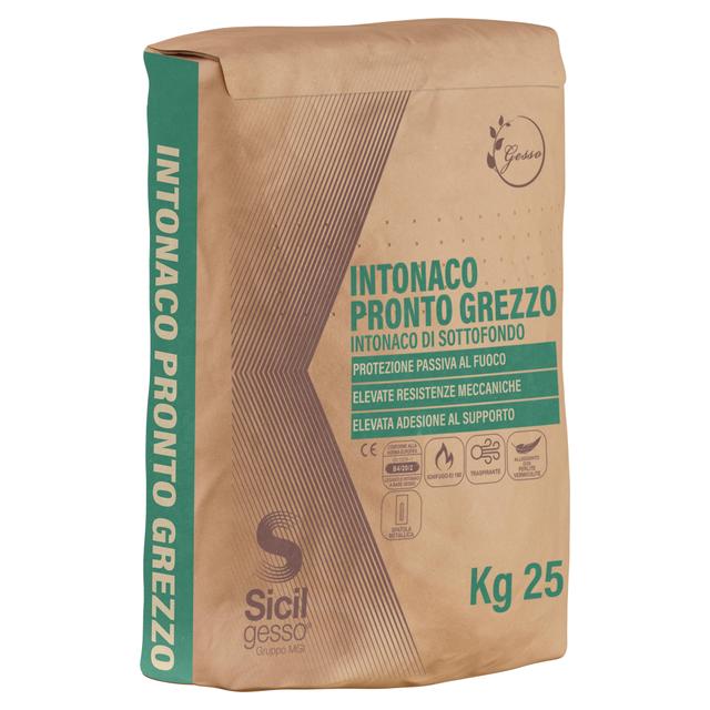 INTONACO PRONTO GREZZO SICILGESSO 25 kg | Tecnomat INTONACO PRONTO GREZZO SICILGESSO 25 kg - 2 | Tecnomat