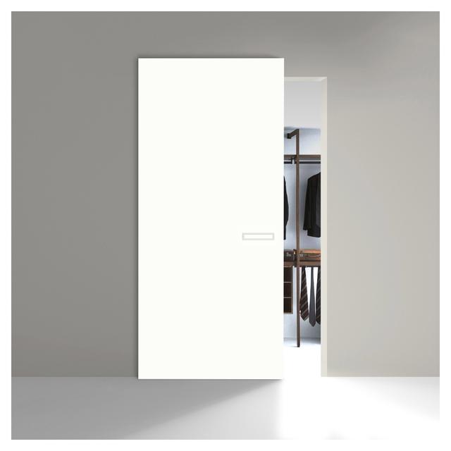 PORTA DA INTERNO SCORREVOLE ESTERNO MURO BIANCA NEW LIVINGDOOR 99x221 cm (LxH) | Tecnomat PORTA DA INTERNO SCORREVOLE ESTERNO MURO BIANCA NEW LIVINGDOOR 99x221 cm (LxH) | Tecnomat