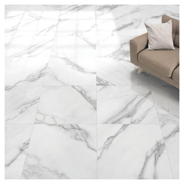 PAVIMENTO/RIVESTIMENTO INTERNO CALACATTA 60x60x0,92 cm PEI4 R9 RETT GRES PORCELLANATO | Tecnomat PAVIMENTO/RIVESTIMENTO INTERNO CALACATTA 60x60x0,92 cm PEI4 R9 RETT GRES PORCELLANATO | Tecnomat