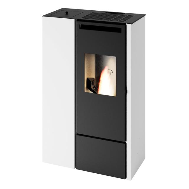 STUFA A PELLET CANALIZZATA PUNTOFUOCO OLIVIA 10 kW BIANCA | Tecnomat STUFA A PELLET CANALIZZATA PUNTOFUOCO OLIVIA 10 kW BIANCA | Tecnomat