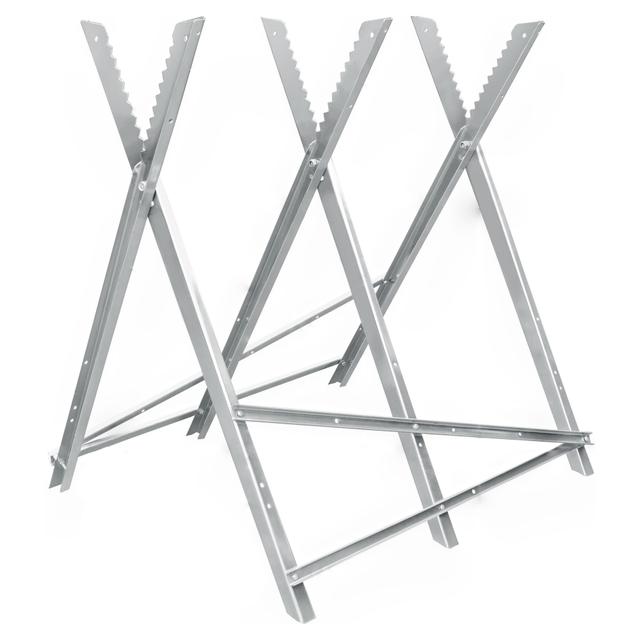 CAVALLETTO TAGLIATRONCHI IN ACCIAIO PORTATA MASSIMA 100 kg 3 POSIZIONI PESO 7 kg | Tecnomat CAVALLETTO TAGLIATRONCHI IN ACCIAIO PORTATA MASSIMA 100 kg 3 POSIZIONI PESO 7 kg - 2 | Tecnomat