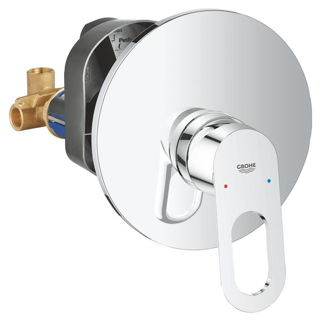 MISCELATORE DOCCIA INCASSO GROHE START LOOP CARTUCCIA Ø 46 mm CROMO 29084000 | Tecnomat MISCELATORE DOCCIA INCASSO GROHE START LOOP CARTUCCIA Ø 46 mm CROMO 29084000 | Tecnomat