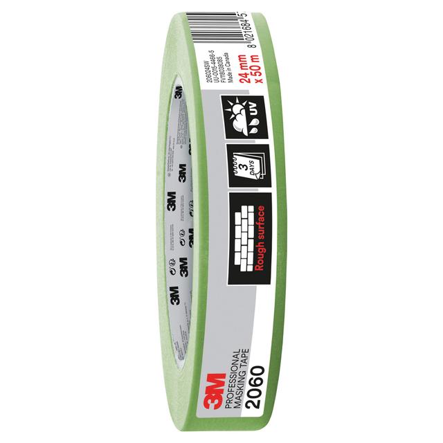 NASTRO MASCHERATURA 3M 2060 24mm x 50m VERDE ADESIONE MOLTO ALTA IDEALE ANCHE ALL'ESTERNO | Tecnomat NASTRO MASCHERATURA 3M 2060 24mm x 50m VERDE ADESIONE MOLTO ALTA IDEALE ANCHE ALL'ESTERNO | Tecnomat