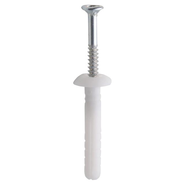 TASSELLI NYLON AKIFIX A PERCUSSIONE Ø 6x60 mm 200 PEZZI CON TESTA LARGA E CHIODO | Tecnomat TASSELLI NYLON AKIFIX A PERCUSSIONE Ø 6x60 mm 200 PEZZI CON TESTA LARGA E CHIODO - 2 | Tecnomat