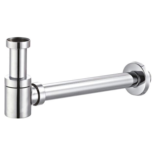 SIFONE PER LAVABO MINIMAL TONDO BASSO METALLO CROMATO ATTACCO 1'' 1/4 CANOTTO Ø 32 L 300 mm | Tecnomat SIFONE PER LAVABO MINIMAL TONDO BASSO METALLO CROMATO ATTACCO 1'' 1/4 CANOTTO Ø 32 L 300 mm | Tecnomat