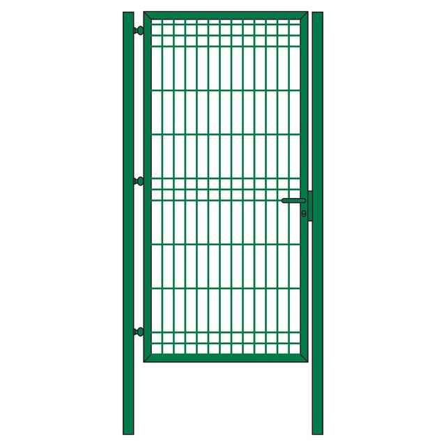 CANCELLO PEDONALE ELETTROSALDATO FLANGIATO VERDE 100x150 cm | Tecnomat CANCELLO PEDONALE ELETTROSALDATO FLANGIATO VERDE 100x150 cm | Tecnomat