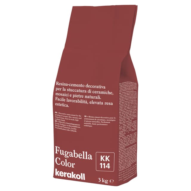 STUCCO FUGABELLA COLOR KERAKOLL KK 114 3kg FUGA 0-20 mm USO INTERNO ED ESTERNO | Tecnomat STUCCO FUGABELLA COLOR KERAKOLL KK 114 3kg FUGA 0-20 mm USO INTERNO ED ESTERNO - 2 | Tecnomat
