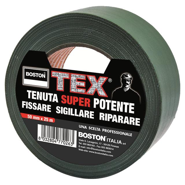 NASTRO TELATO BOSTON VERDE 48 mm x 25m PROFESSIONALE UNIVERSALE PROTEGGE RIPARA E SIGILLA | Tecnomat NASTRO TELATO BOSTON VERDE 48 mm x 25m PROFESSIONALE UNIVERSALE PROTEGGE RIPARA E SIGILLA | Tecnomat