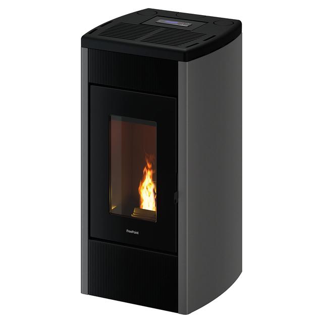 STUFA A PELLET AD ARIA FREEPOINT DUKE 14 AIRTIGHT 14 kW CANALIZZA TITANIUM | Tecnomat STUFA A PELLET AD ARIA FREEPOINT DUKE 14 AIRTIGHT 14 kW CANALIZZA TITANIUM - 2 | Tecnomat