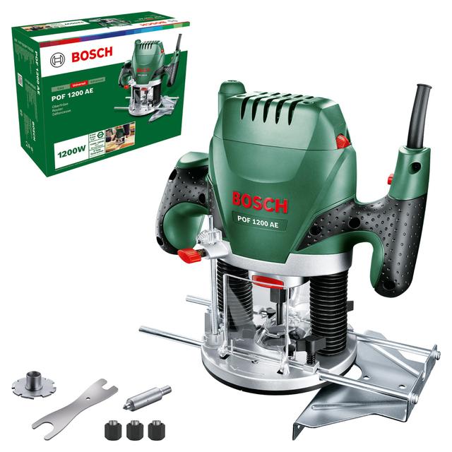 FRESATRICE BOSCH 1200 W POF 1200 AE PROFONDITA' LAVORO 55 mm 11000-28000 giri/min | Tecnomat FRESATRICE BOSCH 1200 W POF 1200 AE PROFONDITA' LAVORO 55 mm 11000-28000 giri/min - 2 | Tecnomat