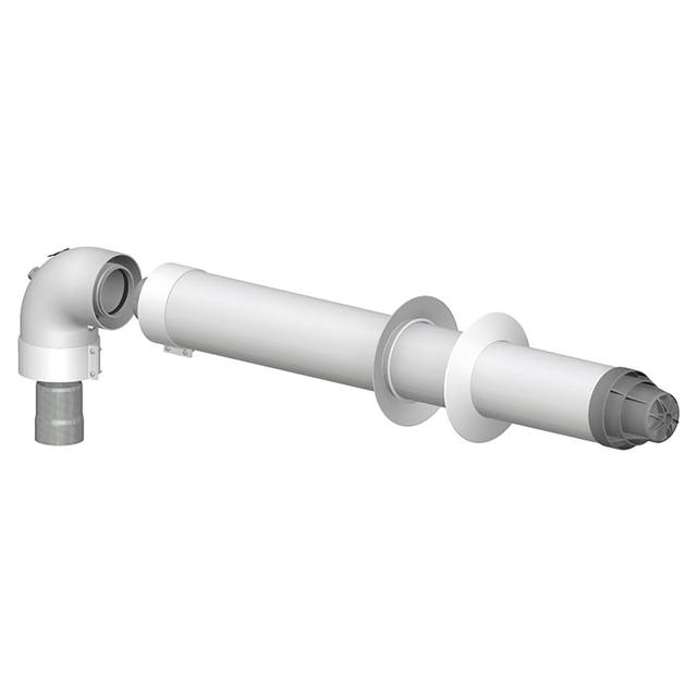 KIT SCARICO FUMI COASSIALE STABILE Ø 60/100 mm PER SCALDABAGNI A GAS VAILLANT RINNAI | Tecnomat KIT SCARICO FUMI COASSIALE STABILE Ø 60/100 mm PER SCALDABAGNI A GAS VAILLANT RINNAI | Tecnomat