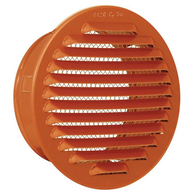 GRIGLIA DA INCASSO IN ACCIAIO VERNICIATO Ø100 mm CON RETE COLOR RAME | Tecnomat GRIGLIA DA INCASSO IN ACCIAIO VERNICIATO Ø100 mm CON RETE COLOR RAME | Tecnomat