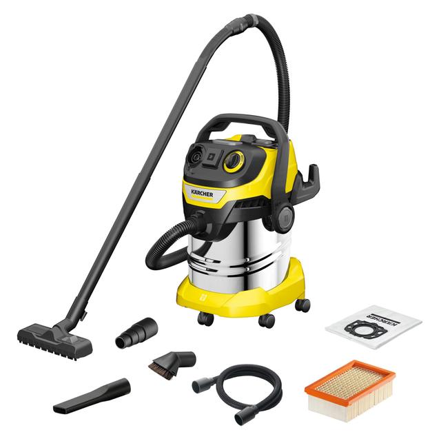 BIDONE ASPIRATUTTO 25l KARCHER 1100W WD 5PS V-25/5/22 SCUOTIFILTRO E PRESA ELETTROUTENSILE | Tecnomat BIDONE ASPIRATUTTO 25l KARCHER 1100W WD 5PS V-25/5/22 SCUOTIFILTRO E PRESA ELETTROUTENSILE - 2 | Tecnomat