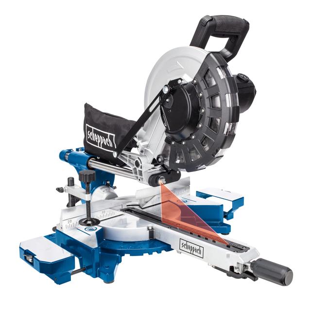 TRONCATRICE RADIALE 2000W SCHEPPACH HM254 TAGLIO 45° 90x240 mm 90° 90x340 mm LAMA 255 mm | Tecnomat TRONCATRICE RADIALE 2000W SCHEPPACH HM254 TAGLIO 45° 90x240 mm 90° 90x340 mm LAMA 255 mm - 2 | Tecnomat