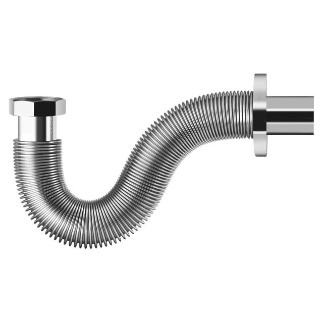 TUBO DI SCARICO ESTENSIBILE TECOM Ø 1'' x 26 mm ACCIAIO INOX CON ROSONE E GUARNIZIONE | Tecnomat TUBO DI SCARICO ESTENSIBILE TECOM Ø 1'' x 26 mm ACCIAIO INOX CON ROSONE E GUARNIZIONE | Tecnomat