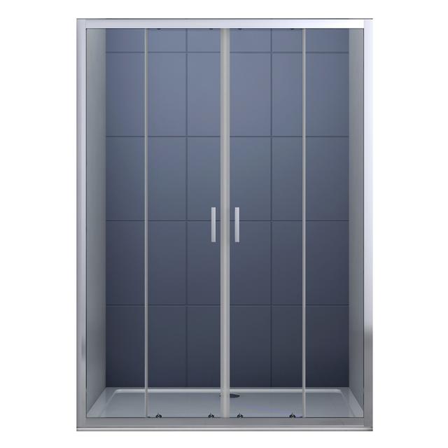 PORTA DOCCIA VENERE SCORREVOLE 167-171cm H 190 cm VETRO TEMPERATO 6mm TRASPARENTE PROFILI CROMO | Tecnomat PORTA DOCCIA VENERE SCORREVOLE 167-171cm H 190 cm VETRO TEMPERATO 6mm TRASPARENTE PROFILI CROMO - 2 | Tecnomat