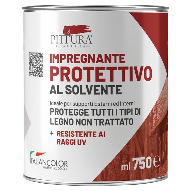 IMPREGNANTE A SOLVENTE LPI 0,75 l NOCE SCURO RESA 8 m²/l PRONTO USO | Tecnomat IMPREGNANTE A SOLVENTE LPI 0,75 l NOCE SCURO RESA 8 m²/l PRONTO USO - 2 | Tecnomat