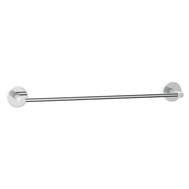 BARRA PORTASALVIETTE ORIGIN 50 cm IN ACCIAIO CROMATO E ABS BIANCO FISSAGGIO A MURO | Tecnomat BARRA PORTASALVIETTE ORIGIN 50 cm IN ACCIAIO CROMATO E ABS BIANCO FISSAGGIO A MURO - 2 | Tecnomat