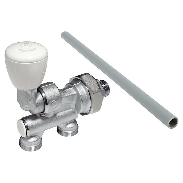 KIT VALVOLA TERMOSTATIZZABILE GIACOMINI 3/4'' x 16 mm MONO - BITUBO E SONDA Ø 12 mm | Tecnomat KIT VALVOLA TERMOSTATIZZABILE GIACOMINI 3/4'' x 16 mm MONO - BITUBO E SONDA Ø 12 mm | Tecnomat