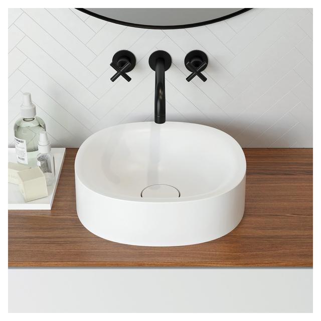 LAVABO APPOGGIO MONTREAL IN MINERALMARMO BIANCO LUCIDO TONDO 40,4x14,1 cm (ØxH) | Tecnomat LAVABO APPOGGIO MONTREAL IN MINERALMARMO BIANCO LUCIDO TONDO 40,4x14,1 cm (ØxH) | Tecnomat