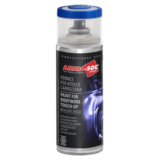 SMALTO SPRAY AMBROSOL RITOCCO NERO METALLIZZATO V410.10 400 ml 4-5 m² CON 1 l | Tecnomat SMALTO SPRAY AMBROSOL RITOCCO NERO METALLIZZATO V410.10 400 ml 4-5 m² CON 1 l | Tecnomat