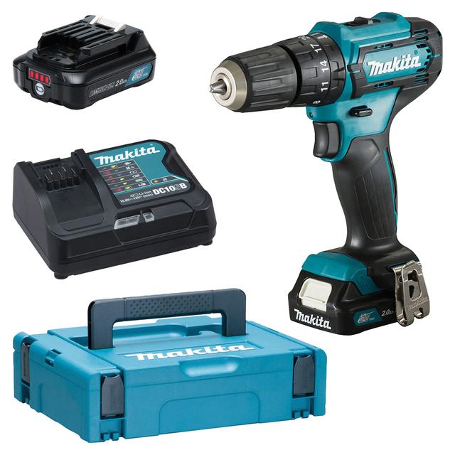 TRAPANO BATTENTE MAKITA 12 V HP333DSAJ 2 BATTERIE LITIO 2 Ah PESO 1,1 kg | Tecnomat TRAPANO BATTENTE MAKITA 12 V HP333DSAJ 2 BATTERIE LITIO 2 Ah PESO 1,1 kg | Tecnomat