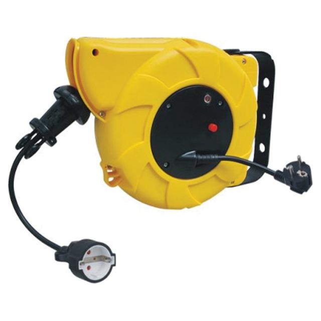 AVVOLGICAVO AUTOMATICO DA PARETE 11 m CAVO H05VV-F3G1,5MM2 3200W SPINA E PRESA SCHUKO | Tecnomat AVVOLGICAVO AUTOMATICO DA PARETE 11 m CAVO H05VV-F3G1,5MM2 3200W SPINA E PRESA SCHUKO | Tecnomat