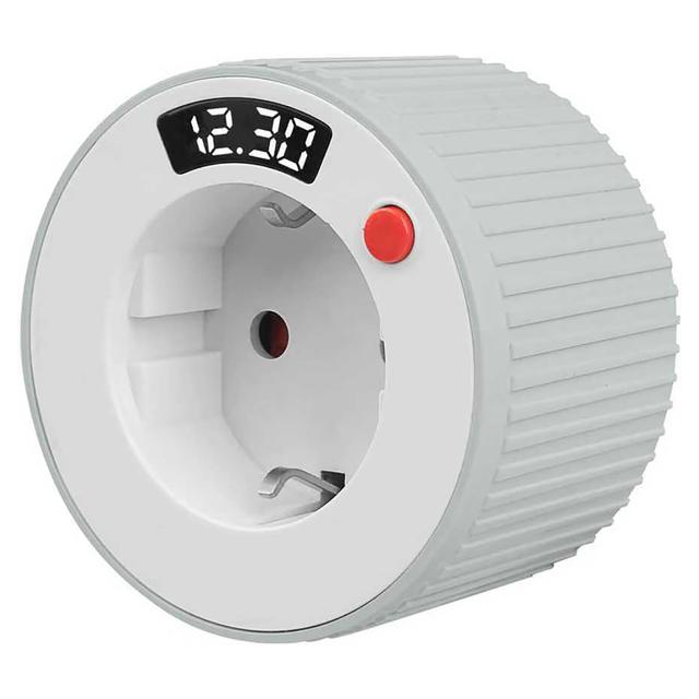 PRESA SMART WIFI PARKO LISA CON GHIERA E DISPLAY PER TIMER RAPIDO SPINA 10A PRESA UNI 10/16A | Tecnomat PRESA SMART WIFI PARKO LISA CON GHIERA E DISPLAY PER TIMER RAPIDO SPINA 10A PRESA UNI 10/16A - 2 | Tecnomat