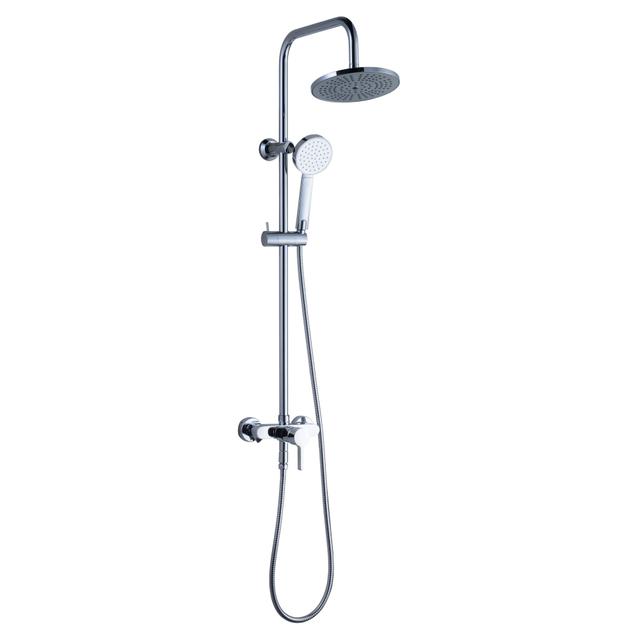COLONNA DOCCIA ESSEBAGNO TARGET CROMO MISCELATORE MONOCOMANDO SOFFIONE Ø20 cm ABS | Tecnomat COLONNA DOCCIA ESSEBAGNO TARGET CROMO MISCELATORE MONOCOMANDO SOFFIONE Ø20 cm ABS | Tecnomat