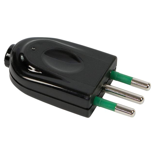 SPINA VOLANTE FANTON 2P+T 10A 250V COLORE NERO | Tecnomat SPINA VOLANTE FANTON 2P+T 10A 250V COLORE NERO - 2 | Tecnomat