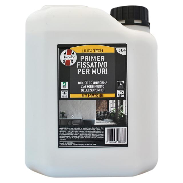 FONDO ISOLANTE FISSATIVO UNICOLOR 5 l PER MURI INTERNI ACRILICO 5-10 m² CON 1 l DILUITO | Tecnomat FONDO ISOLANTE FISSATIVO UNICOLOR 5 l PER MURI INTERNI ACRILICO 5-10 m² CON 1 l DILUITO - 2 | Tecnomat