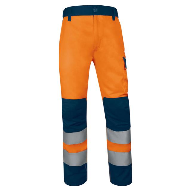 PANTALONE ALTA VISIBILITA DELTA PLUS COLORE ARANCIO BLU TAGLIA XL | Tecnomat PANTALONE ALTA VISIBILITA DELTA PLUS COLORE ARANCIO BLU TAGLIA XL | Tecnomat