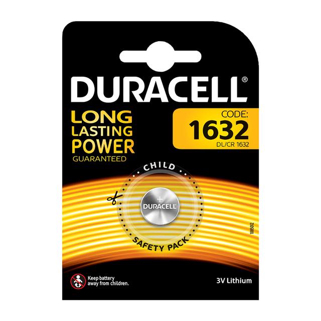 BATTERIA DURACELL BOTTONE CR1632 LITIO 3V | Tecnomat BATTERIA DURACELL BOTTONE CR1632 LITIO 3V | Tecnomat