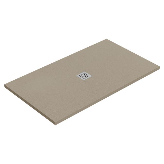 PIATTO DOCCIA TEVERE CEMENTO MARMORESINA SABBIA 70x120 cm H 2,2 cm PILETTA Ø90 mm | Tecnomat PIATTO DOCCIA TEVERE CEMENTO MARMORESINA SABBIA 70x120 cm H 2,2 cm PILETTA Ø90 mm | Tecnomat