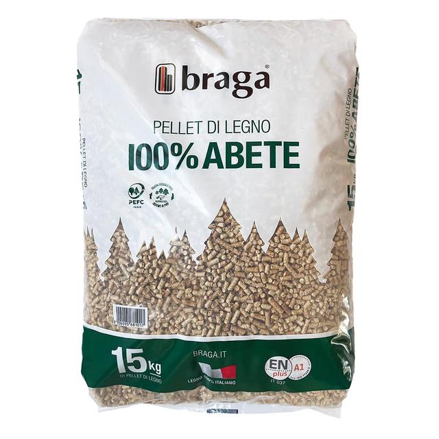 PELLET DI ABETE BRAGA ENPLUS A1 15 kg | Tecnomat PELLET DI ABETE BRAGA ENPLUS A1 15 kg | Tecnomat