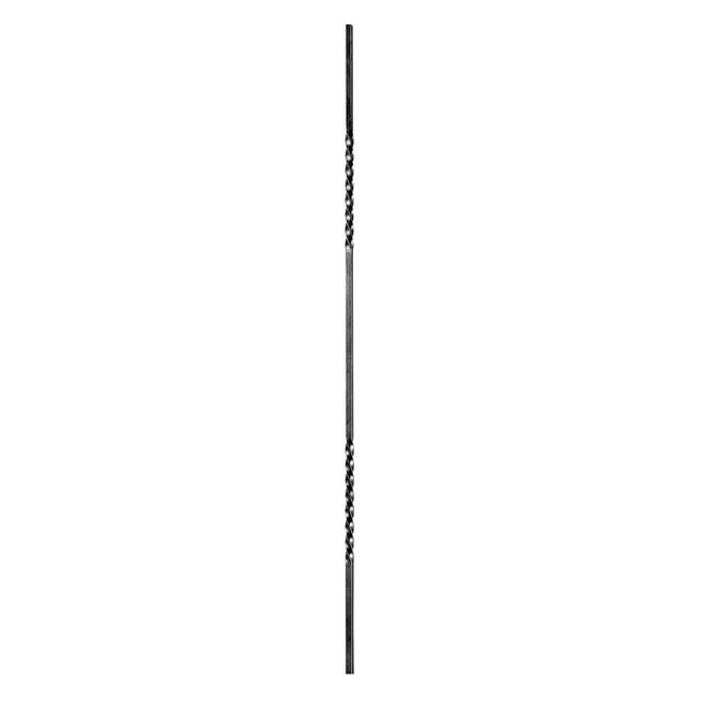 PALETTO QUADRO DOPPIO ATTORCIGLIATO 12x12x1000 mm PER SCALE E RECINZIONI | Tecnomat PALETTO QUADRO DOPPIO ATTORCIGLIATO 12x12x1000 mm PER SCALE E RECINZIONI - 2 | Tecnomat
