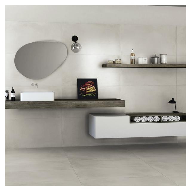 PAVIMENTO INTERNO CAEMENTUM ALBUS 30,4x61,0x0,9 cm PEI4 R9 GRES PORCELLANATO | Tecnomat PAVIMENTO INTERNO CAEMENTUM ALBUS 30,4x61,0x0,9 cm PEI4 R9 GRES PORCELLANATO - 2 | Tecnomat