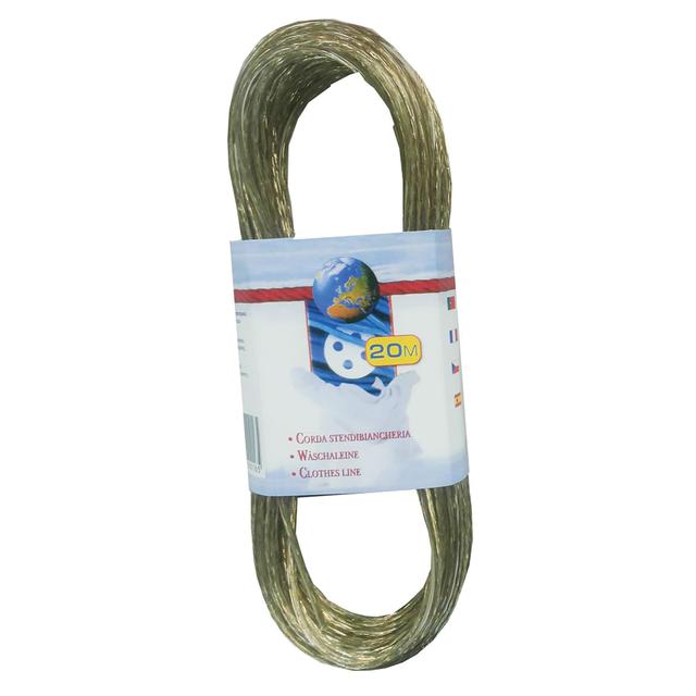 CAVO ACCIAIO OTTONATO FA.CO.PLAST Ø 2,5 mm 20 m RIVESTITO PVC TRASPARENTE | Tecnomat CAVO ACCIAIO OTTONATO FA.CO.PLAST Ø 2,5 mm 20 m RIVESTITO PVC TRASPARENTE | Tecnomat