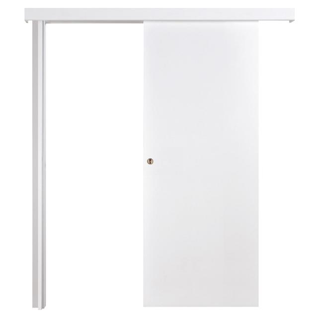 PORTA DA INTERNO SCORREVOLE ESTERNO MURO ROMA CONTRACT EFFEBIQUATTRO 83x210 cm (LxH) REVERSIBILE | Tecnomat PORTA DA INTERNO SCORREVOLE ESTERNO MURO ROMA CONTRACT EFFEBIQUATTRO 83x210 cm (LxH) REVERSIBILE | Tecnomat