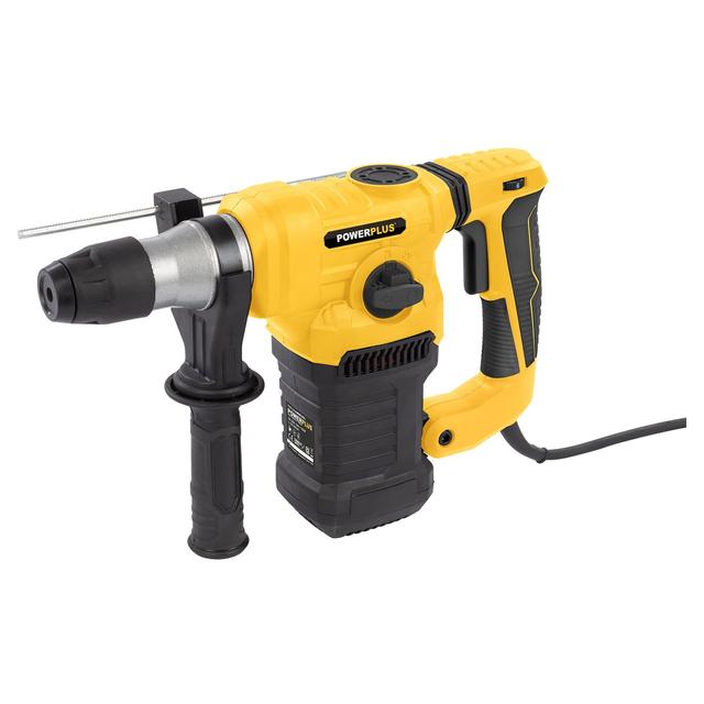 MARTELLO DEMOLITORE COMBINATO POWERPLUS 1500W POWX1199 5J SDS PLUS 800 giri/min PESO 7,00 kg | Tecnomat MARTELLO DEMOLITORE COMBINATO POWERPLUS 1500W POWX1199 5J SDS PLUS 800 giri/min PESO 7,00 kg - 2 | Tecnomat