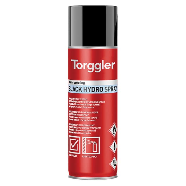 IMPERMEABILIZZANTE BITUMINOSO TORGGLER SPRAY 500ml IMPERMEABILIZZA MULTISUPPORTO | Tecnomat IMPERMEABILIZZANTE BITUMINOSO TORGGLER SPRAY 500ml IMPERMEABILIZZA MULTISUPPORTO - 2 | Tecnomat