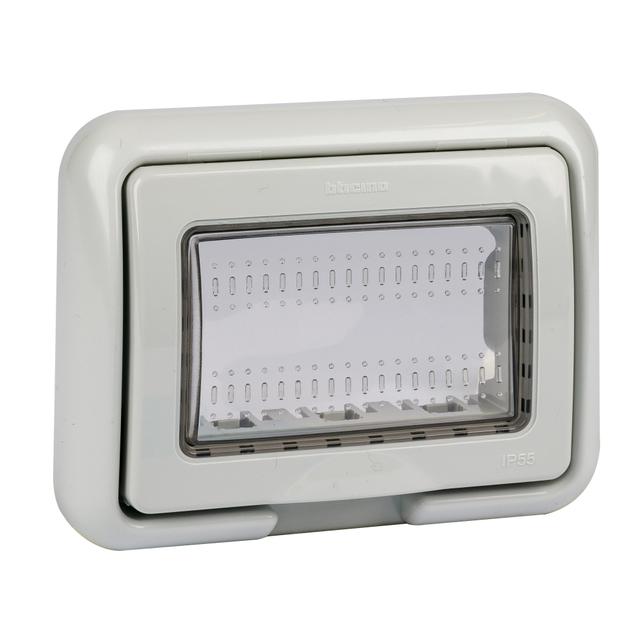 PLACCA STAGNA AUTOPORTANTE BTICINO MATIX 3 POSTI IP55 COLORE GRIGIO | Tecnomat PLACCA STAGNA AUTOPORTANTE BTICINO MATIX 3 POSTI IP55 COLORE GRIGIO | Tecnomat