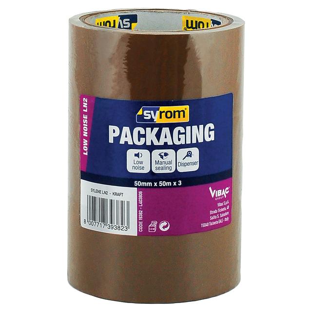 KIT 3 NASTRI IMBALLO AVANA H 48 mm x L 50 m | Tecnomat KIT 3 NASTRI IMBALLO AVANA H 48 mm x L 50 m | Tecnomat