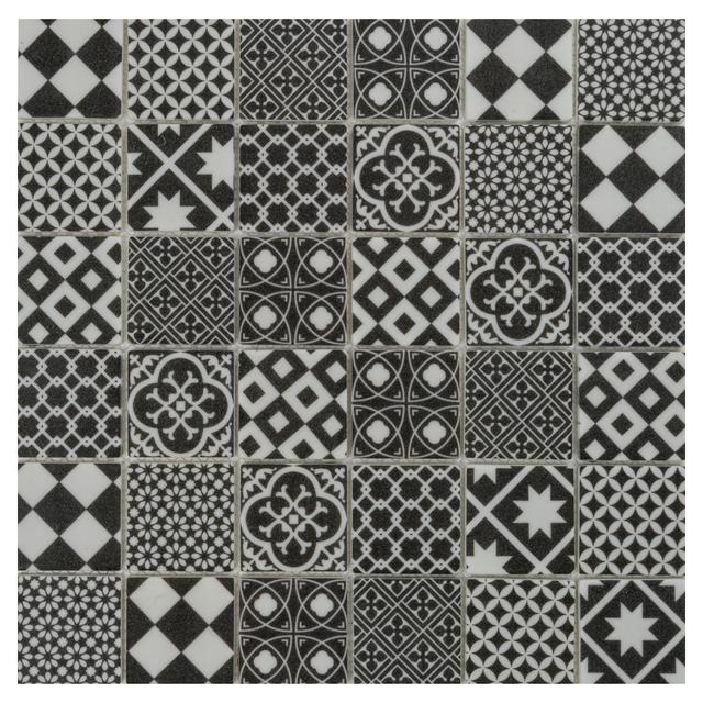 MOSAICO INTERNO ESTERNO URBAN BLACK 29,8x29,8x0,6 cm AL PEZZO PASTA VETRO RICICLATO | Tecnomat MOSAICO INTERNO ESTERNO URBAN BLACK 29,8x29,8x0,6 cm AL PEZZO PASTA VETRO RICICLATO - 2 | Tecnomat