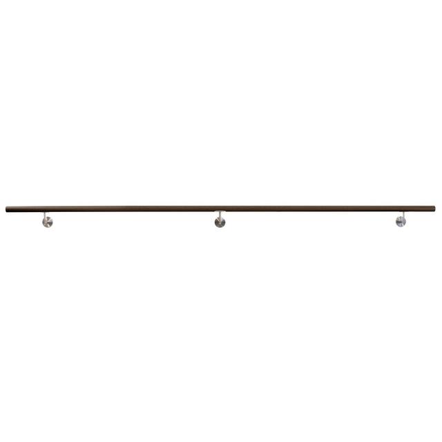 KIT CORRIMANO A MURO IN FERRO Ø 42,4x3000 mm VERNICIATO COLOR RUGGINE | Tecnomat KIT CORRIMANO A MURO IN FERRO Ø 42,4x3000 mm VERNICIATO COLOR RUGGINE | Tecnomat