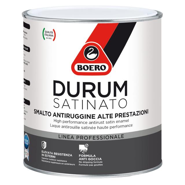 SMALTO SOLVENTE SATINATO BOERO 0,75 l DURUM NERO 11 - 12 m²/l PRONTO USO | Tecnomat SMALTO SOLVENTE SATINATO BOERO 0,75 l DURUM NERO 11 - 12 m²/l PRONTO USO - 2 | Tecnomat