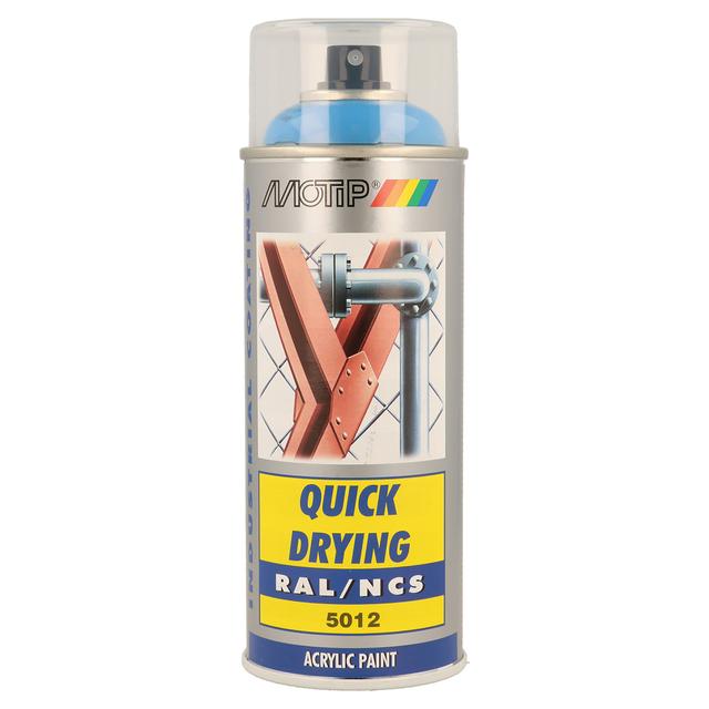 SMALTO SPRAY INDUSTRIAL MOTIP RAL 5012 BLU LUCE 400 ml | Tecnomat SMALTO SPRAY INDUSTRIAL MOTIP RAL 5012 BLU LUCE 400 ml - 2 | Tecnomat