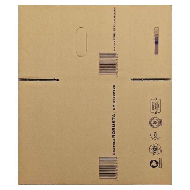 SCATOLA PER IMBALLO IN CARTONE 31x20x22 cm (LxHxP) CARTONE DOPPIA ONDA | Tecnomat SCATOLA PER IMBALLO IN CARTONE 31x20x22 cm (LxHxP) CARTONE DOPPIA ONDA | Tecnomat