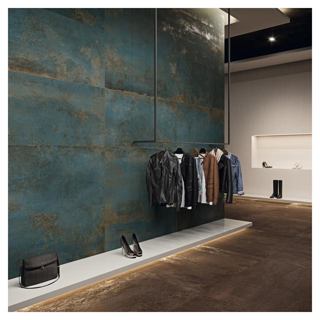 PAVIMENTO/RIVESTIMENTO DISTRITO CORTEN 100x300x0,35cm R9 GRES LAMINATO | Tecnomat PAVIMENTO/RIVESTIMENTO DISTRITO CORTEN 100x300x0,35cm R9 GRES LAMINATO - 2 | Tecnomat