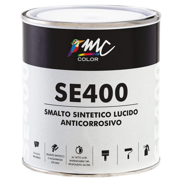 SMALTO SINTETICO LUCIDO MCCOLOR NERO 0,75 l ANTIRUGGINE 12-14 m² CON 1 l | Tecnomat SMALTO SINTETICO LUCIDO MCCOLOR NERO 0,75 l ANTIRUGGINE 12-14 m² CON 1 l | Tecnomat
